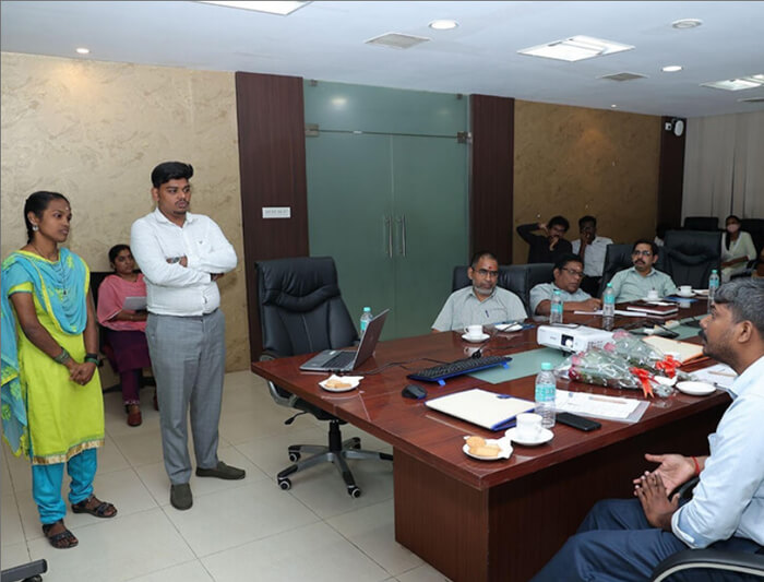 Participants during an interaction with the panelists