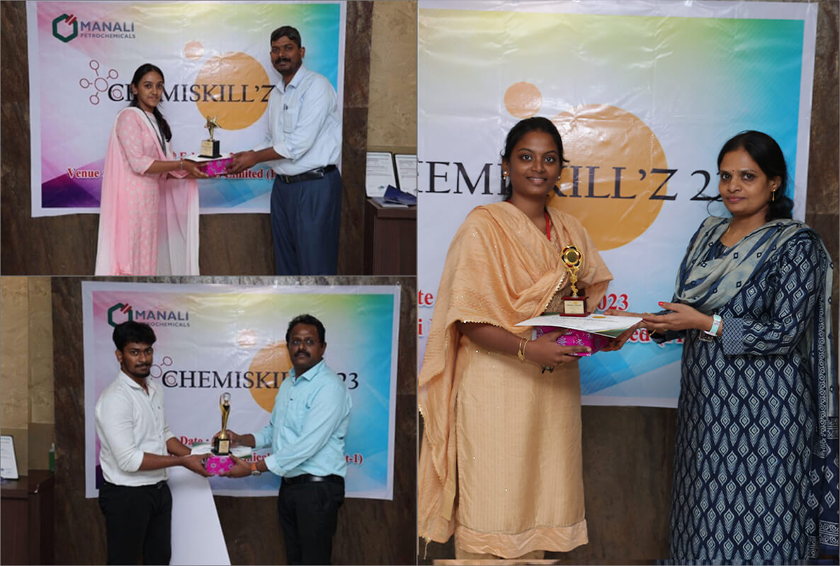 Winner facilitation & award ceremony of CHEMISKILL’Z 23